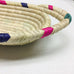 Woven Oval Baskets - Coloured Rim