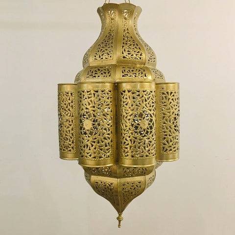 Marrakech 'Palatial' Lantern (Gold) - Mashi Moosh