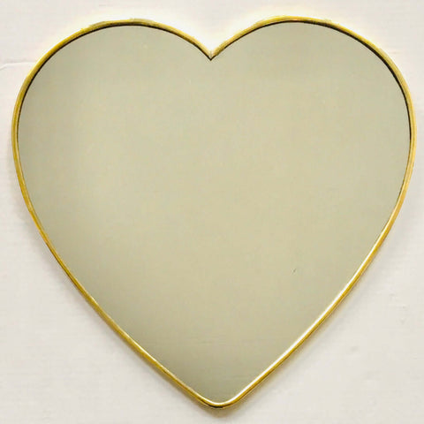 Moroccan Mirror - Heart Brass Mirror - Mashi Moosh