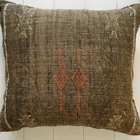  Cactus Silk Cushion (Pecan) - Mashi Moosh