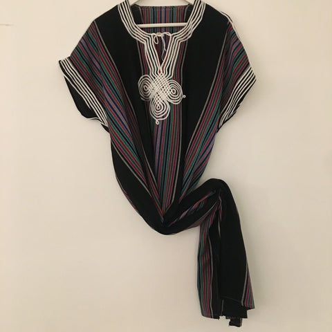 Kaftan - Striped (Medium-weight) Midnight - Mashi Moosh