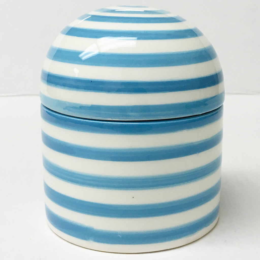 Fassi Sugar Bowl - Sky Blue (Striped) Sugar Bowl - Mashi Moosh