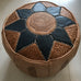SunBurst Pouffe - Slate Blue Pouffe - Mashi Moosh