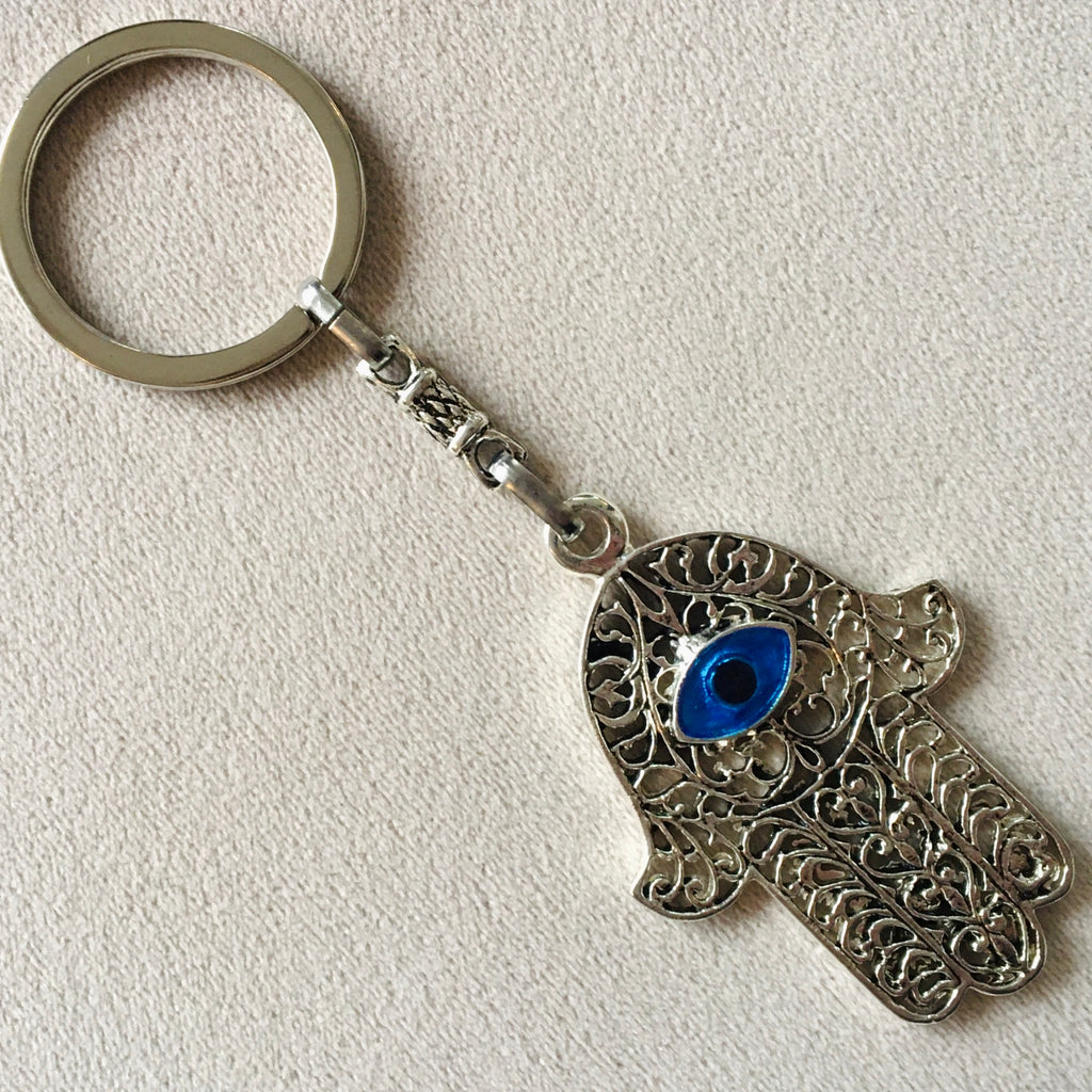 Moroccan Keychain (Hamsa Hand - 3) Keychain - Mashi Moosh